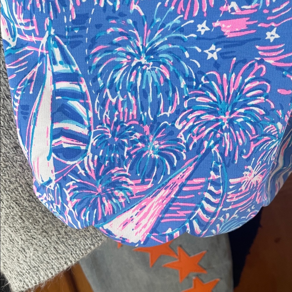 Lilly Pulitzer Jace Romper Size XS Blue Strapless Sailabration Nautical - Picture 5 of 7